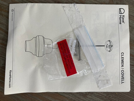 Image 1 of kave home clemen covell lámpara colgante cristal