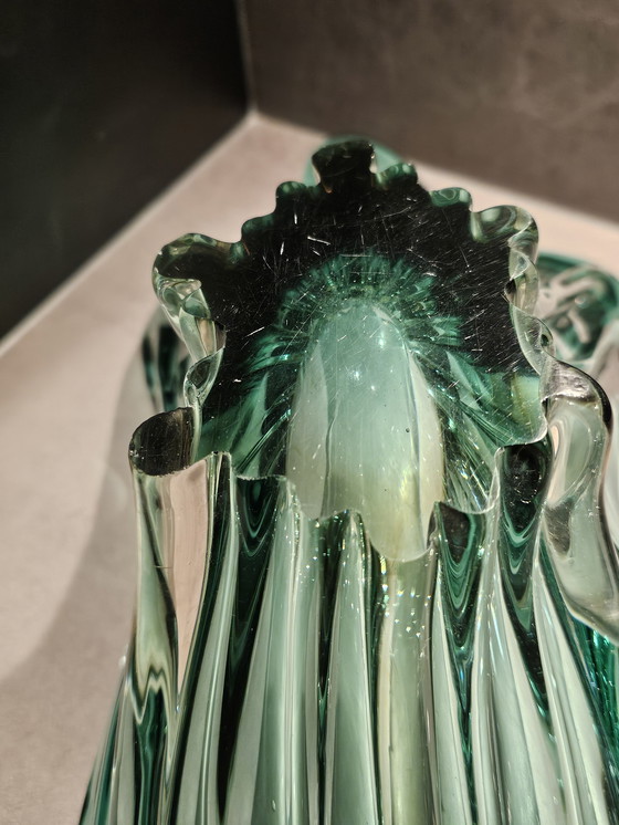 Image 1 of Magnifique bol en verre d'art de Murano du milieu du siècle