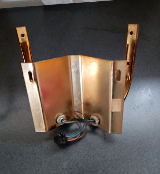 Image 1 of Zeldzaam paar "Leaves" kunstglazen wandlampen van Carl Fagerlund voor Orrefors - Zweden, jaren 1960-1970