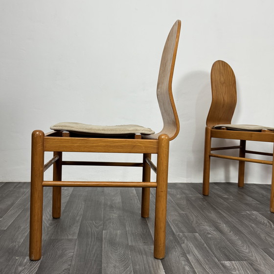 Image 1 of Set of 4 Mid-Century Scandinavian Dining Chairs from the 1970s