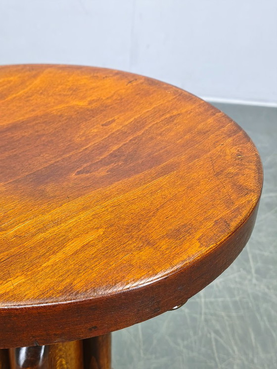 Image 1 of Bentwood Swivel Piano Stool Tatra Nabytok, Czechoslovakia 1940s