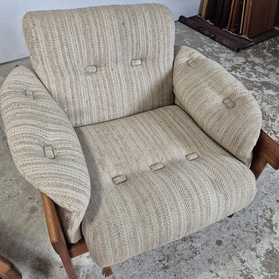 Image 1 of H.W. Klein Bramin vintage jaren 60 lounge relax stoelen teak