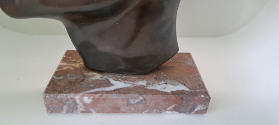 Image 1 of Bronze Profile of an African Man, 1930, Franz Hagenauer Vienna