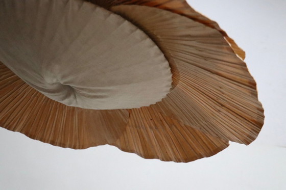Image 1 of Uchiwa Hana II kroonluchter van Ingo Maurer voor Design M, jaren 70.