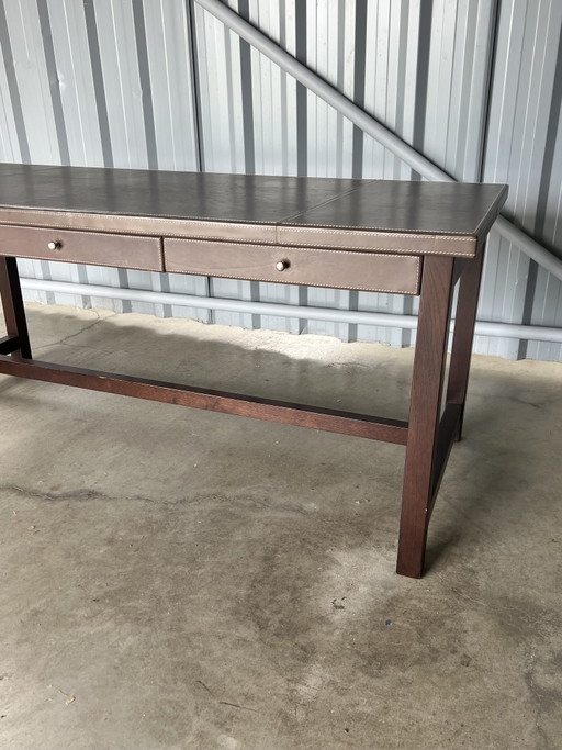 Lederen bureau van Promemoria