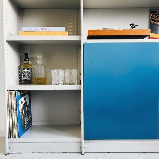 Image 1 of Bibliothèque industrielle vintage Stabilux Friso Kramer Ahrend de Cirkel 1950