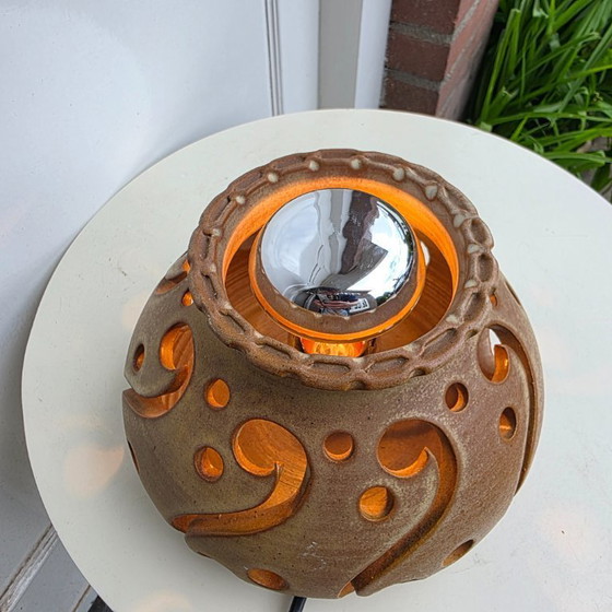 Image 1 of Vintage ceramic wall and/or table lamp made by Terra from Milsbeek