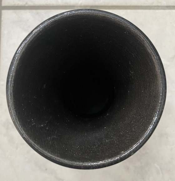 Image 1 of Vaso Germania Ovest di Scheurich modello 523-21 blu, nero e rosso