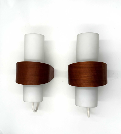 Set Of 2x Philips NX 40 E/00 Wall Lights (Louis Kalff)