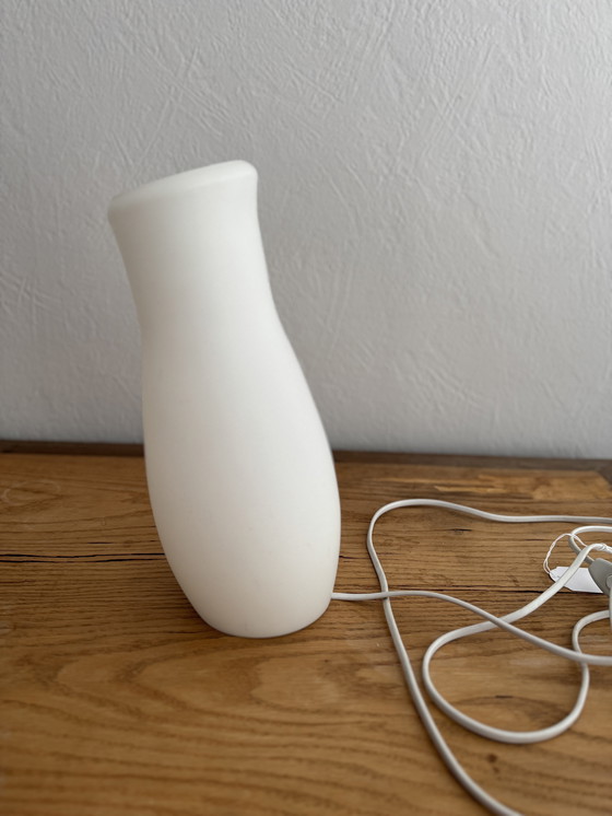 Image 1 of Lampe de table vintage Mylonit IKEA blanche