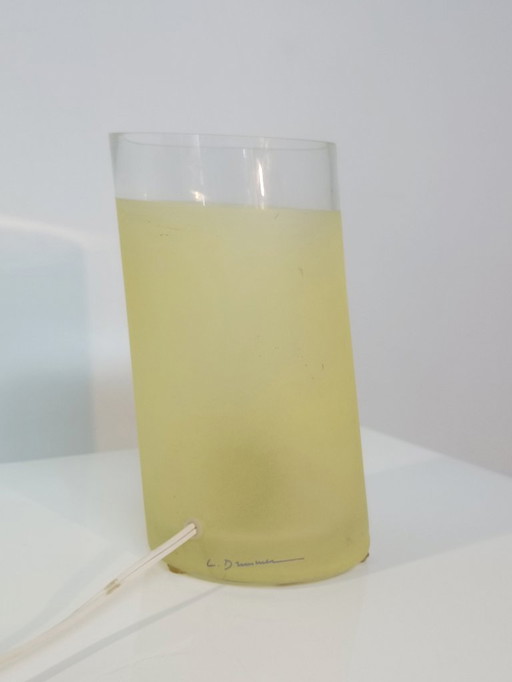 Lampe de table moderniste par Louis Drimmer 1970s