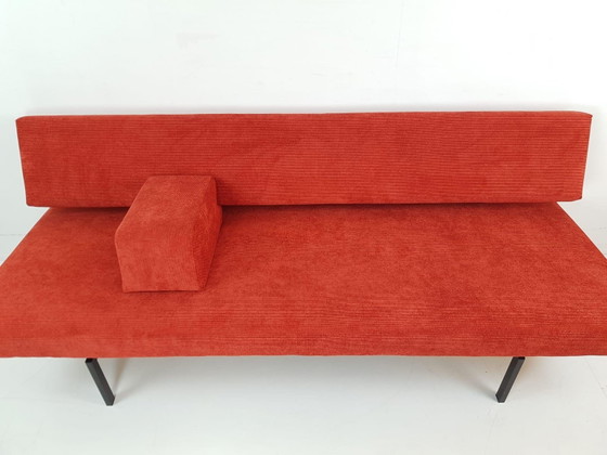 Canapé-lit vintage Gijs Vd Sluis nouvellement rembourré | Sans coussin – Banquettes (photo 5 of 15)