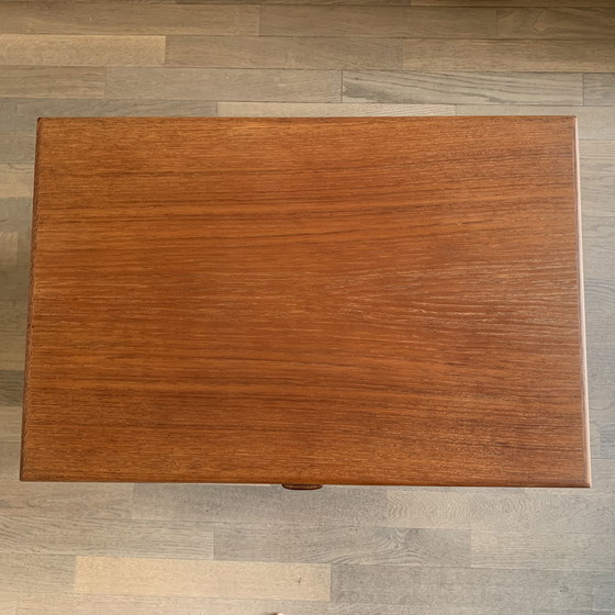 Image 1 of Chariot de couture design danois par Ejvind Johannson pour Vitré