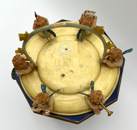 Image 1 of Vintage music box with angels – Thorens musical mechanism – “Silent Night” – Germany, 1950s/60s