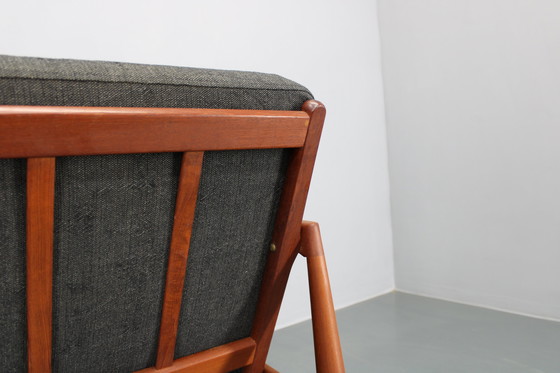 Image 1 of 1960S Magnus Olesen Papier Mes 2-zits Teak Sofa, Denemarken