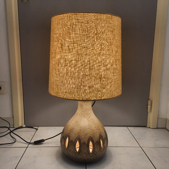 Image 1 of Grande lampe à poser en céramique, West Germany  1960,70, vintage 