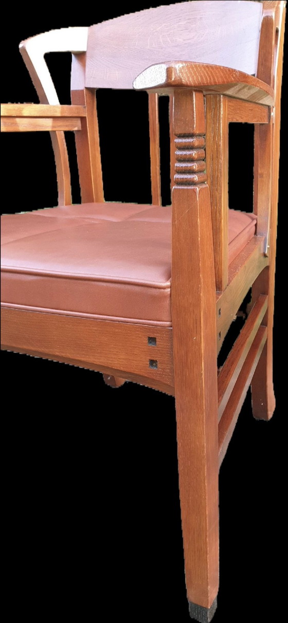 6 sedie da pranzo Schuitema in pelle – Legno (photo 10 of 15)