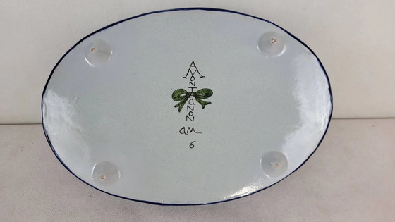 Planter / Basin in Nevers Montagnon earthenware – Gabriel, Plant pot, Porcelain (photo 7 of 8)