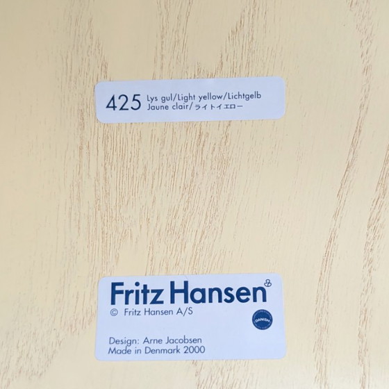 Image 1 of Juego de 2 sillas Fritz Hansen Serie 7, estilo mediados de siglo, de Arne Jacobsen.