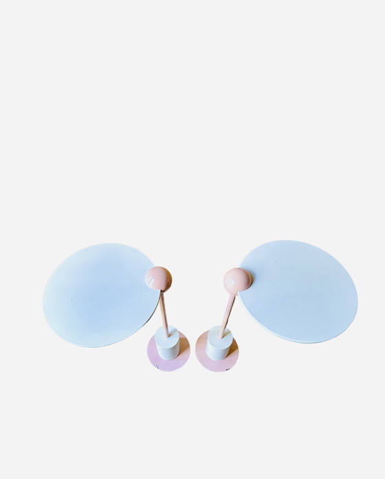 Image 1 of Tavolino "Piccolo" in stile Memphis – Edward Geluk per ArCo, Paesi Bassi, 1984 Girevole