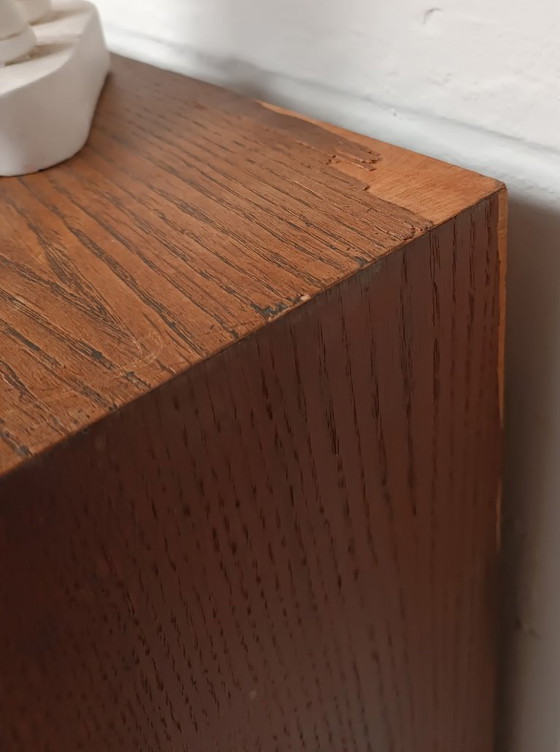 Niedriges Bücherregal 1960 Französische Herstellung – Bücherregale, Wood, Brass (photo 10 of 12)