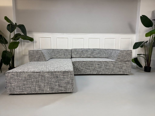 Divano di design COR Trio in tessuto grigio set modulare