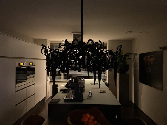 Brand en Van Egmond lampada Flower Power nera 80 cm – Brand van Egmond, Lampadari, Glass, Metal (photo 5 of 5)