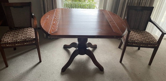 Image 1 of Bannink Jugendstil Eetkamer Tafel Hangoren