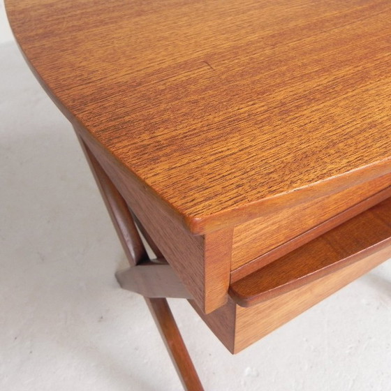 Image 1 of Kleine Kommode, Nähtisch mit 2 Schubladen, O.M.F., 1960er Jahre