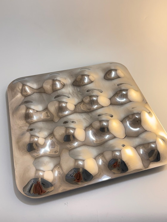 Alessi fruitscape (code SG54) 2003, Accessoires de table, Métal, polished steel, Argenté (photo 5 sur 5)