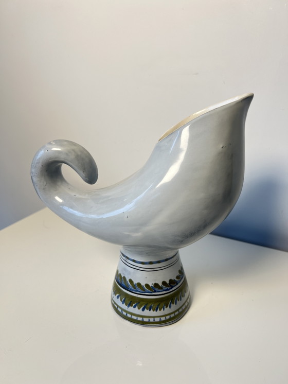 Image 1 of Rooster vase by Roger Capron - zoomorphic ceramic from Vallauris, 1950s