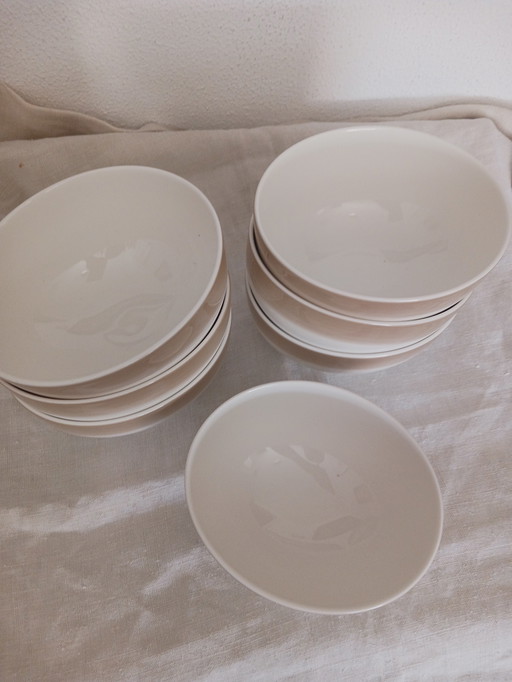 7x Villeroy & Boch Vida colorida Algodón natural