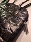 H.J. DE ROOY black crocodile leather shoulder bag