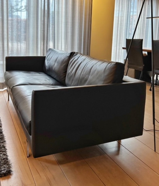 Montis Axel 3,5-Sitzer Leder + Fußhocker