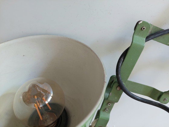 Image 1 of 1940'S Industrial Scissor Wall Light.