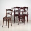 Antique set of 4 bentwood Thonet chairs – Central Europe, circa 1900 – Dining chairs, Metal (photo 9 of 40)