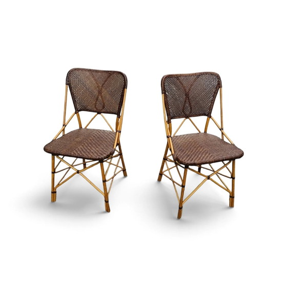 2 x chaise Yamakawa CD-672 par Yuzuru Yamakawa / Yamakawa Rattan – Fauteuils de relaxation (photo 7 of 13)