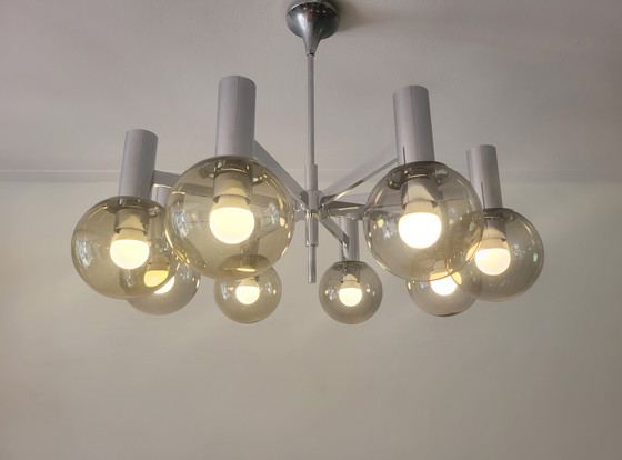 Image 1 of Lámpara de araña grande de Kaiser Leuchten en cromo