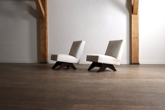 Paar Pierre Jeanneret „Fireside“-Sessel, Modell Nr. PJ-SI-36-A – Leather (photo 10 of 13)