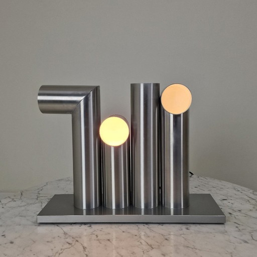 Lampe de table/sur pied RAAK Amsterdam « Sculpture lumineuse » très rare, Pays-Bas, années 1970