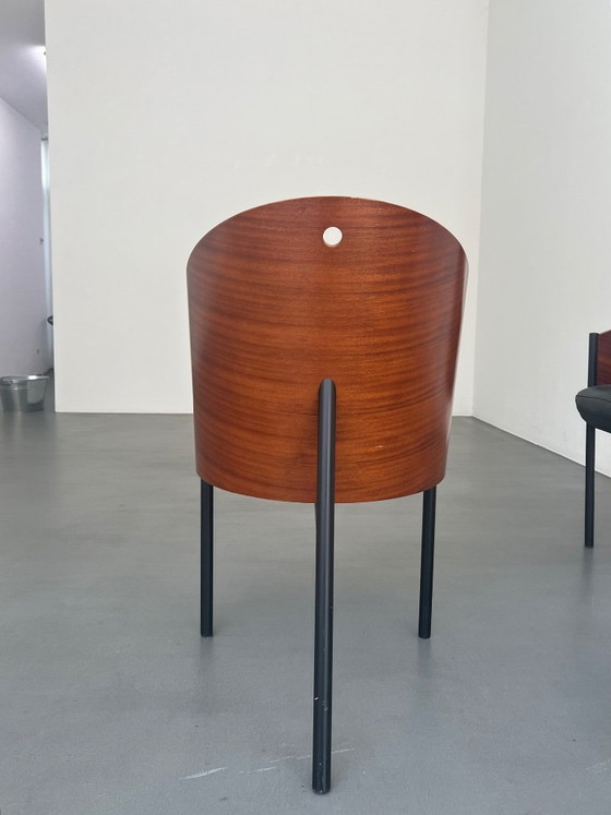 La célèbre chaise de café "COSTES" du designer Philippe Starck, Aleph, Chaises de salle à manger, Bois, Métal (photo 3 sur 5)
