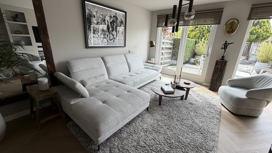 Image 1 of Z.g.a.n luxe bank met elektrisch verstelbaar lounge gedeelte.