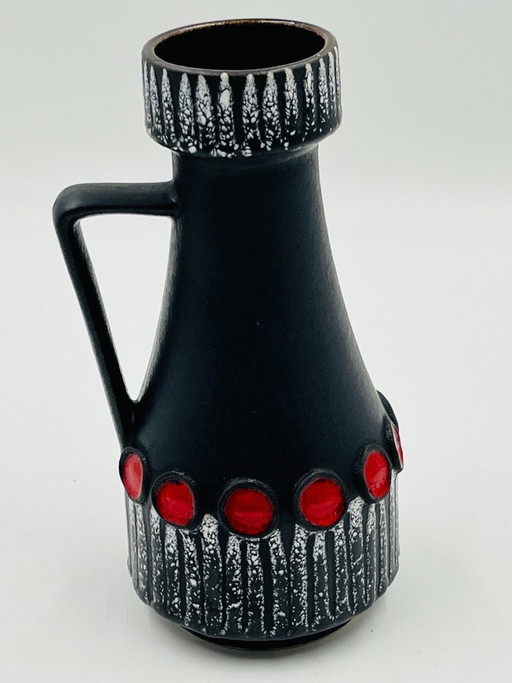 Schlossberg Isle Stephan black and red vintage vase
