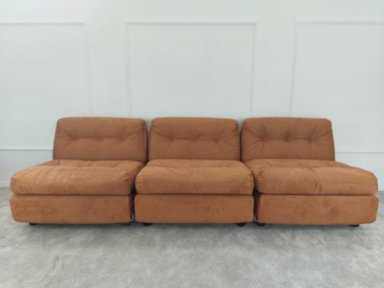 Image 1 of 3 Amanta armchairs by Mario Bellini for C&B Italia (reupholstered)