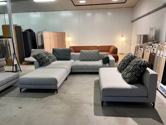 Image 1 of Rolf Benz Nuvola Corner Sofa + Stool