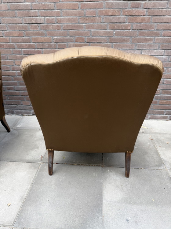 2 sillones Chesterfield – Peeperkorn, Textile, Wood (photo 8 of 9)