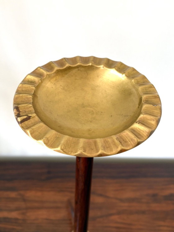 Danish ashtray from the 60s in rosewood and brass – Decorative Objects (photo 6 of 6)