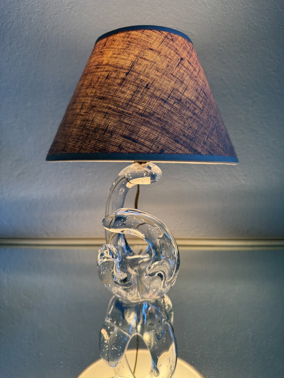 Image 1 of Small Crystal Lamp Schneider 50's