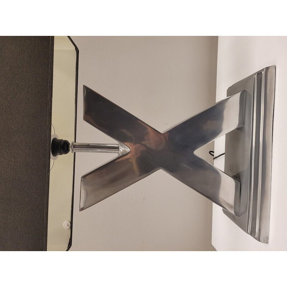 Image 1 of Mid-Century Lampe "X" aus Stahl, Frankreich