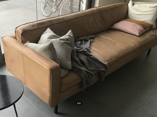 Sedile in pelle color cammello da Furnified